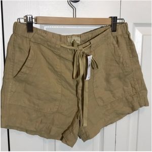 Lou & Grey Linen Shorts Size Small